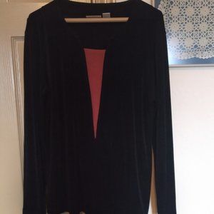 LS Black and Rust Top